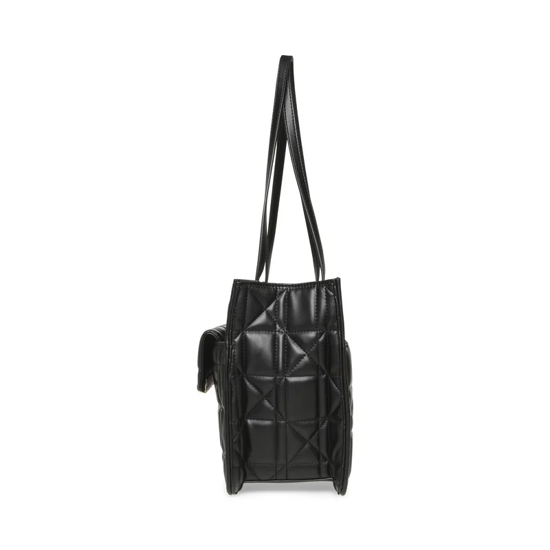 Steve Madden  Bsilvo Women's Black/Gold Tote Bag for Women | Best Price UAE