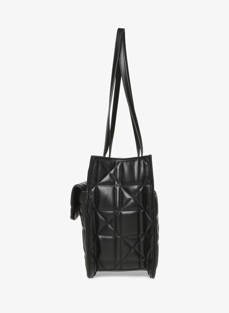 ستيف مادن Bsilvo Women's Black/Gold Tote Bag