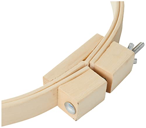 Edmunds Frank A. Edmunds 12-inch Round Wood Quilt Hoop,5588 - Image 2