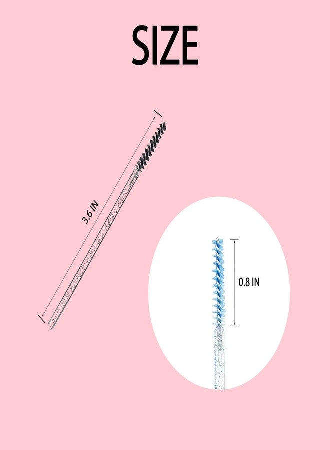 Corconess 200pcs Skinny Mascara Wands Mini Eyelash Brushes Disposable Lash Spoolies Eyebrow Brush Spoolies For Eyebrows Eyelash Extension Supplies - Image 4