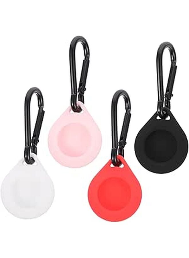 4 Pcs Tracer Protective Case Lightweight Sleeve Cover Easy to Clean with Keychain Black - Image 1