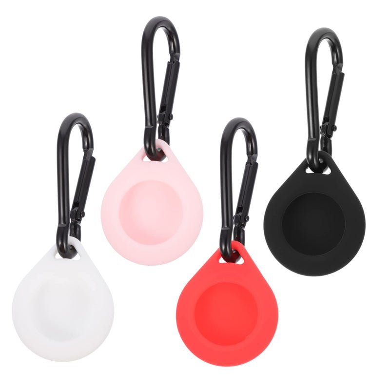 4 Pcs Tracer Protective Case Lightweight Sleeve Cover Easy to Clean with Keychain Black - Image 2