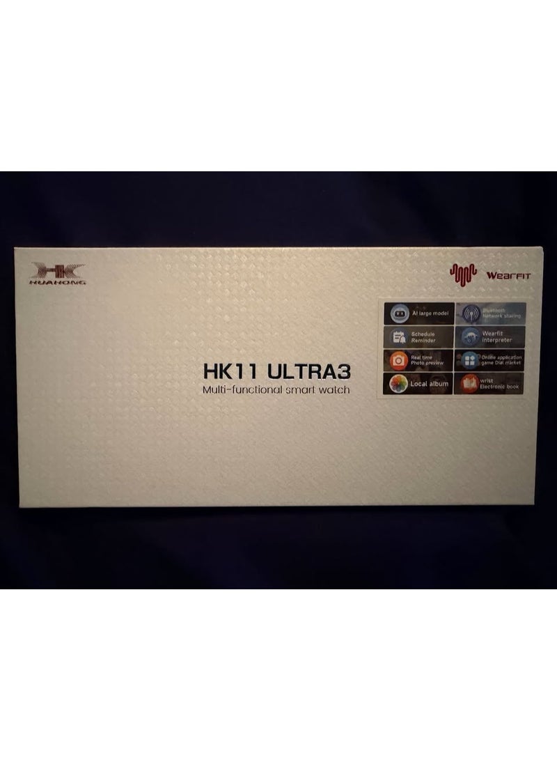 HK ساعة HK10 ULTRA 3 ماكس الذكية – 2.02" AMOLED أداء وأسلوب فائق - Image 4