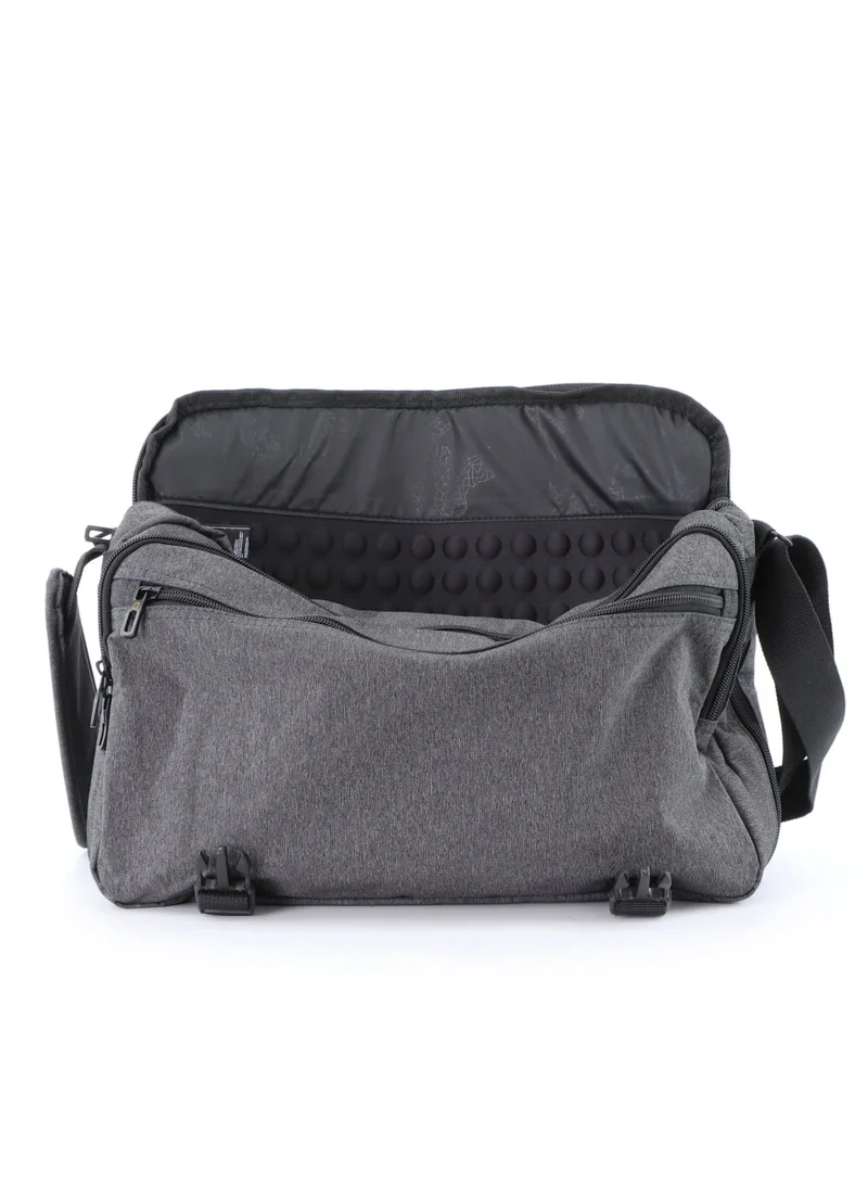 NATIONAL GEOGRAPHIC National Geographic Pro Messenger Bag Dark Grey,  Stylish for Men and Women Compact and Versatile, Portable Organizer for Travel, Business, University