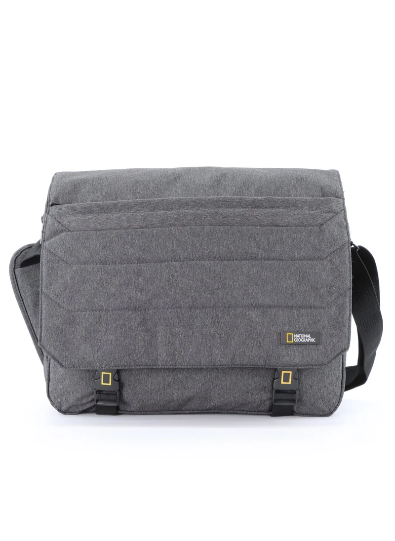 NATIONAL GEOGRAPHIC National Geographic Pro Messenger Bag Dark Grey,  Stylish for Men and Women Compact and Versatile, Portable Organizer for Travel, Business, University