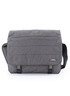 NATIONAL GEOGRAPHIC National Geographic Pro Messenger Bag Dark Grey,  Stylish for Men and Women Compact and Versatile, Portable Organizer for Travel, Business, University  - Image 1