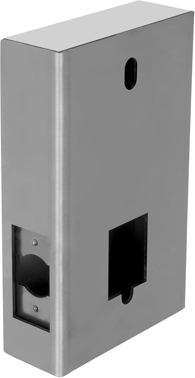 Casmer GB2020 Gate Lock Box for Double Keypad Mechanical Combination Lock，Steel Gate Box GB2020 for Metal Gates and Fence (NOT for Aluminum GATE) - 2 3/8" Inch 60mm Backset - Image 1