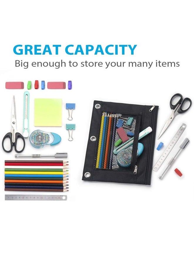 3 Piece Fabric Pencil Binder Pouch Case Bags with Zipper (Only Case) - pzsku/Z30CE0DCE6F854D9E28EBZ/45/_/1705501445/2e74c5f3-8828-4ed4-99cc-56f08d347c62