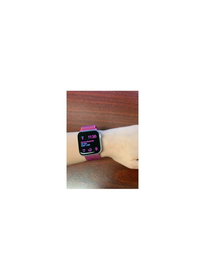 CATANES Apple Watch 38mm 40mm 41mm Nylon Sport Loop Band Compatible with iWatch Series 7/SE/6/5/4/3/2/1 Dragonfruit - Image 2