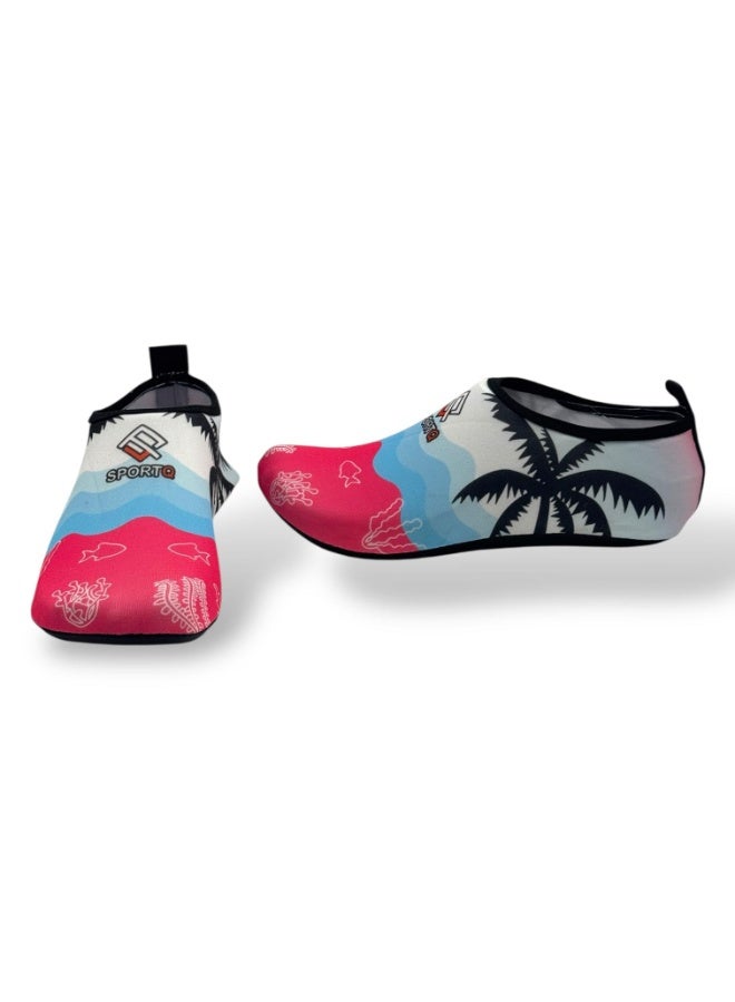 SportQ SportQ® Easy-to-Wear Beach Sandals for Kids, Men & Women Comfortable, Flexible Sole for Protection from Rocks and Hot Sand Quick-Drying Water Shoes for Swimming, Snorkeling, Surfing, Kayaking, Beach, Walking & Yoga  - Image 2