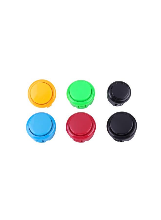 Arcade Accessories,1 Player Arcade Game DIY Kit with Zero Delay USB Encoder Board 10 Buttons 1 Joystick for MAME PC