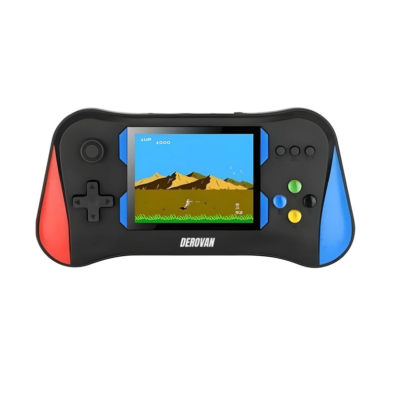Derovan 500‑Game Plug‑and‑Play Retro Console Handheld X7M Edition with TV‑Out & Two‑Player Mode — 3.5″ Color LCD • Rechargeable Battery • Ideal for Kids & Nostalgic Adults - Image 1