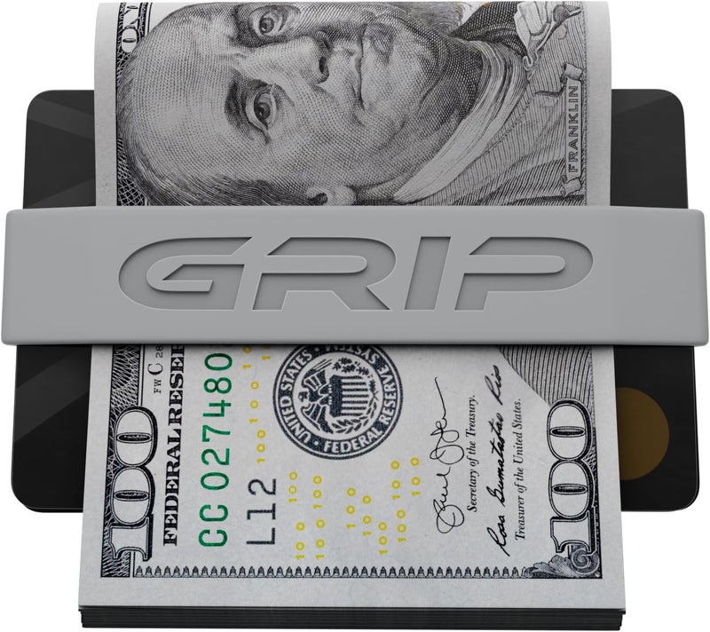 Grip Money Band - FOGHORN GRAY - Premium Silicone Band for Cash & Cards - Slim & Durable Design - Image 4