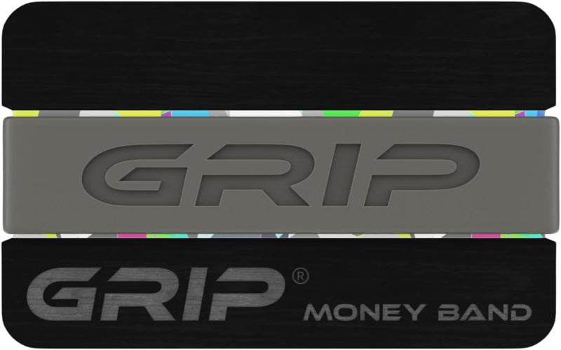 Grip Money Band - FOGHORN GRAY - Premium Silicone Band for Cash & Cards - Slim & Durable Design - Image 1