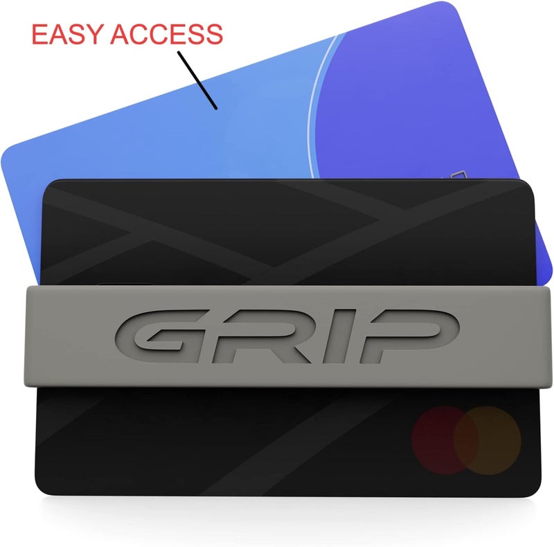 Grip Money Band - FOGHORN GRAY - Premium Silicone Band for Cash & Cards - Slim & Durable Design - Image 5