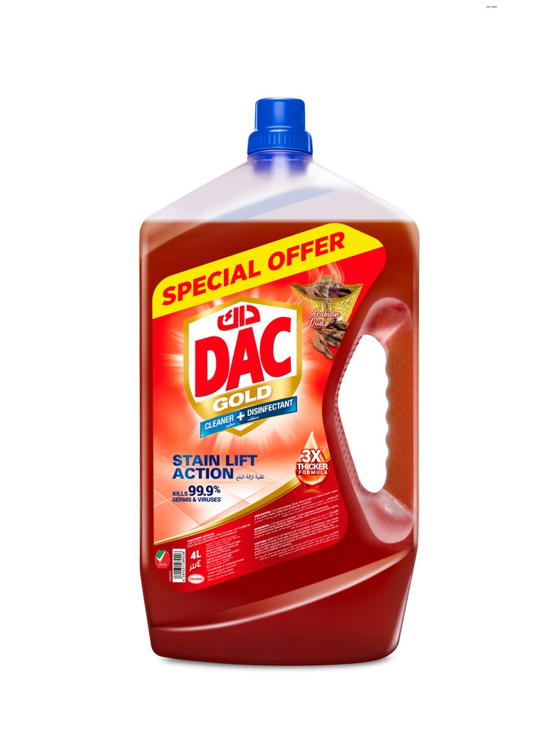 Gold Multi-Purpose Disinfectant & Liquid Cleaner Oud 4L