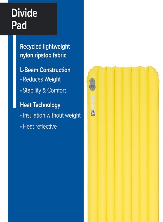 Big Agnes, Divide, Uninsulated Sleeping Pad, Regular, Warm Olive, (20X72) - Image 2