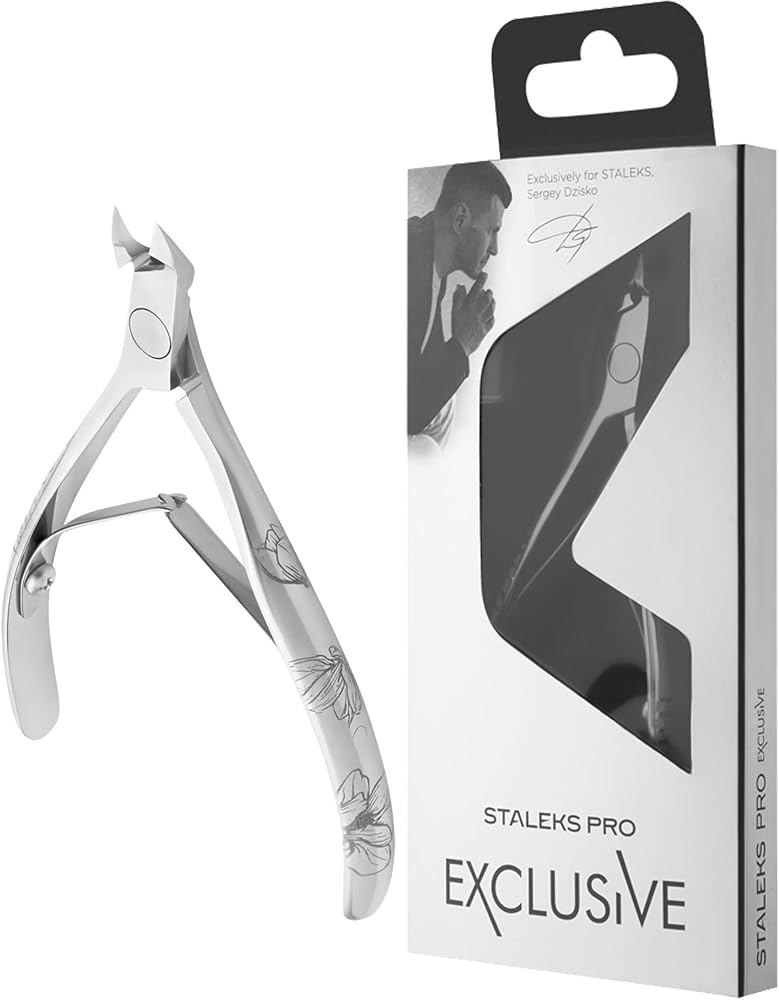 Professional cuticle nippers Staleks Pro Exclusive 20, 5 mm (Magnolia)
