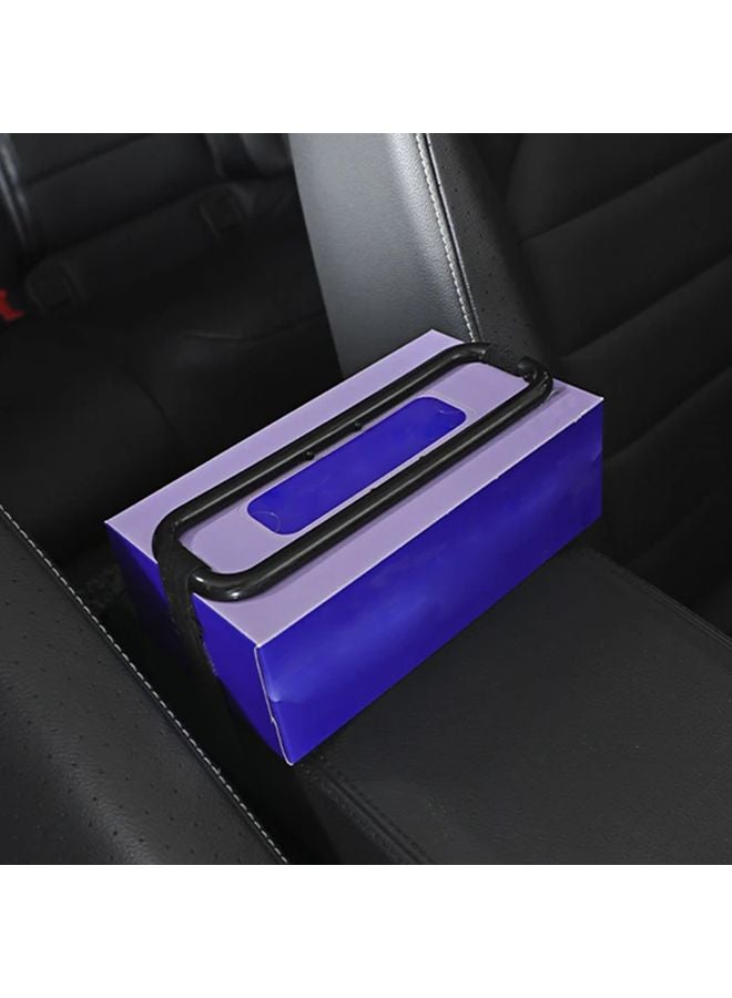 Black Car Sun Visor Tissue Box Holder Clip On Organizer - Image 5