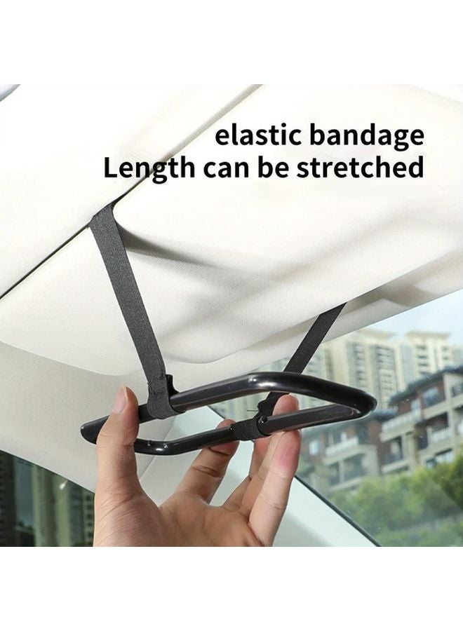 Black Car Sun Visor Tissue Box Holder Clip On Organizer - Image 4