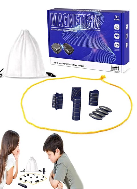 Magnetic Chess Game for Kids and Adults, High-Quality Magnetic Game with Storage Bag, Suitable for Family Entertainment, Classroom Teaching, and Skill Development