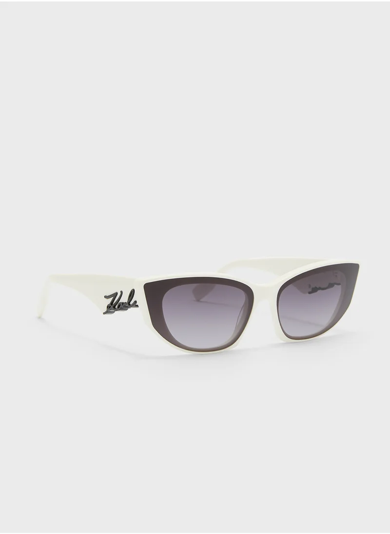 كارل لاغرفيلد Cat Eye Sunglasses