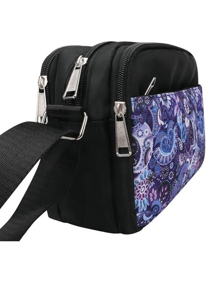 Gocokia Women's Crossbody Bag Multifunction Phone Bag Lightweight Handbags Casual Single Shoulder Bag - Image 2