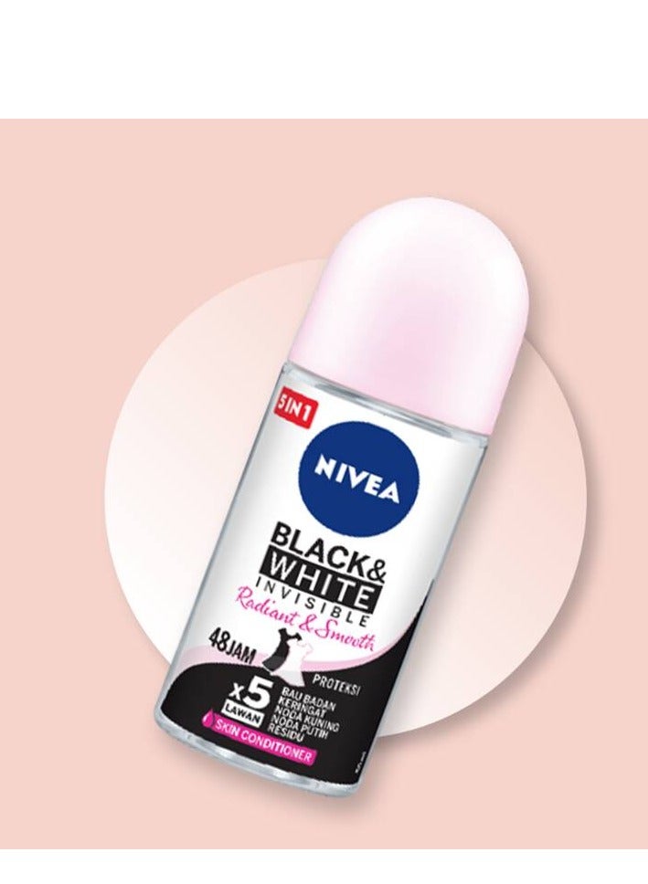 Nivea Nivea Antiperspirant For Women Roll On Invisible Original 50 ML  - Image 3
