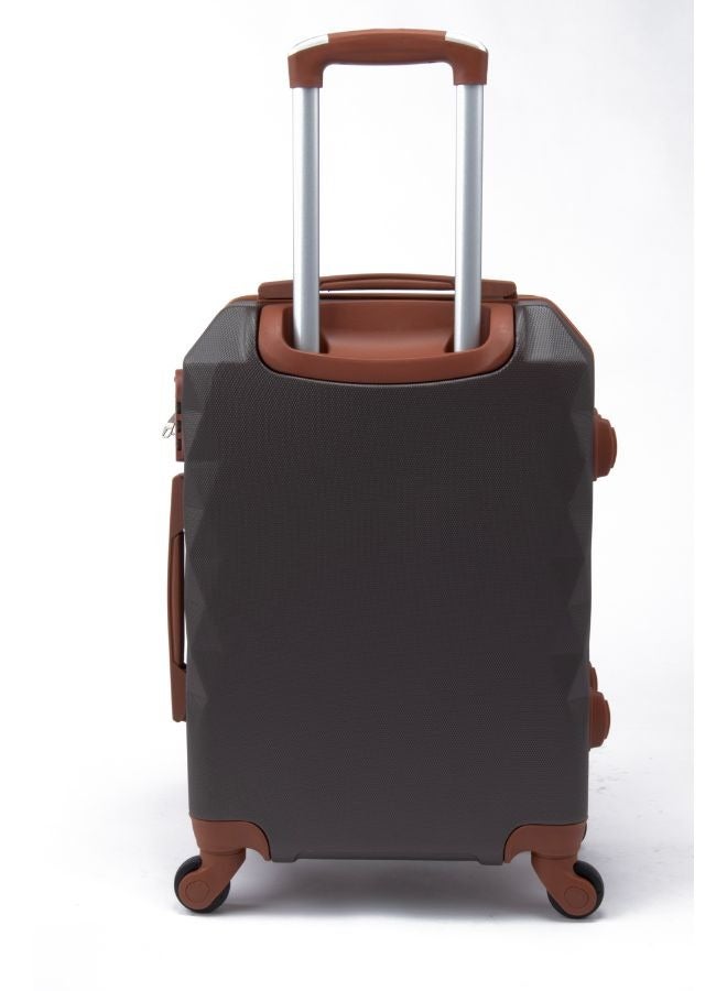 LIMRA Cabin Carry Check-In Luggage Trolley Size 20 inch Coffee - Image 2