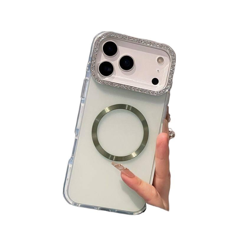 Acrylic MagSafe Case for iPhone 17 / 17 Air / 17 Pro / 17 Pro Max with Drop Protection and Strong Magnetic plus Shockproof plus Matte Finish plus Scratch Resistant in Black - Layan Lure - Image 1