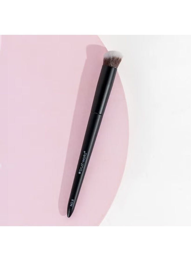 brushworks No. 8 Precise Angled Concealer Buffing Brush - Image 2