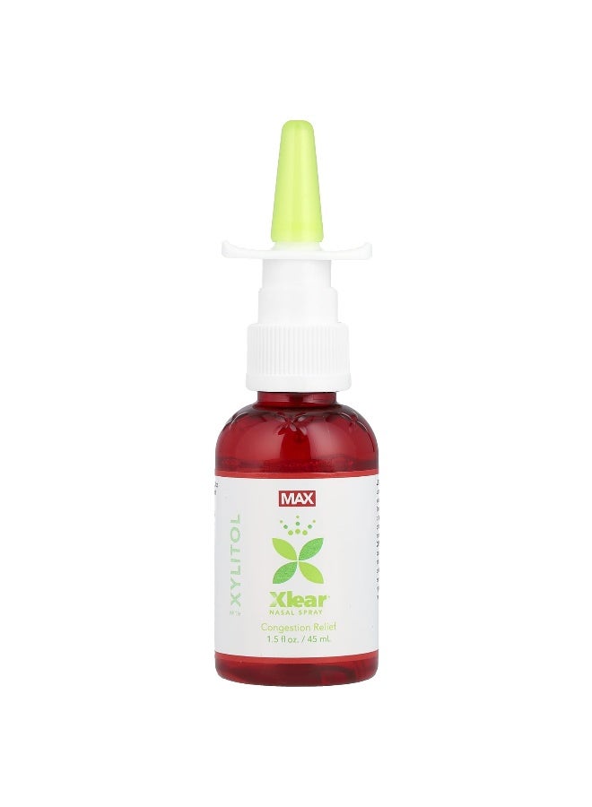 Xlear Xlear, Natural Saline, Nasal Spray with Xylitol, 1.5 fl oz (45 ml)  - Image 1