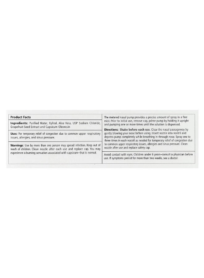 Xlear Xlear, Natural Saline, Nasal Spray with Xylitol, 1.5 fl oz (45 ml)  - Image 3