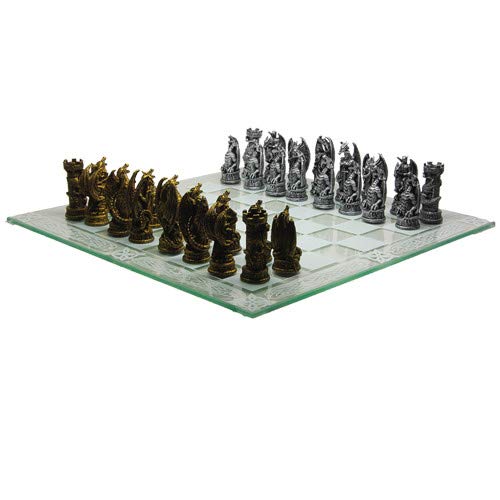 Pacific Giftware Fantasy Dragon Chess Set - Image 1