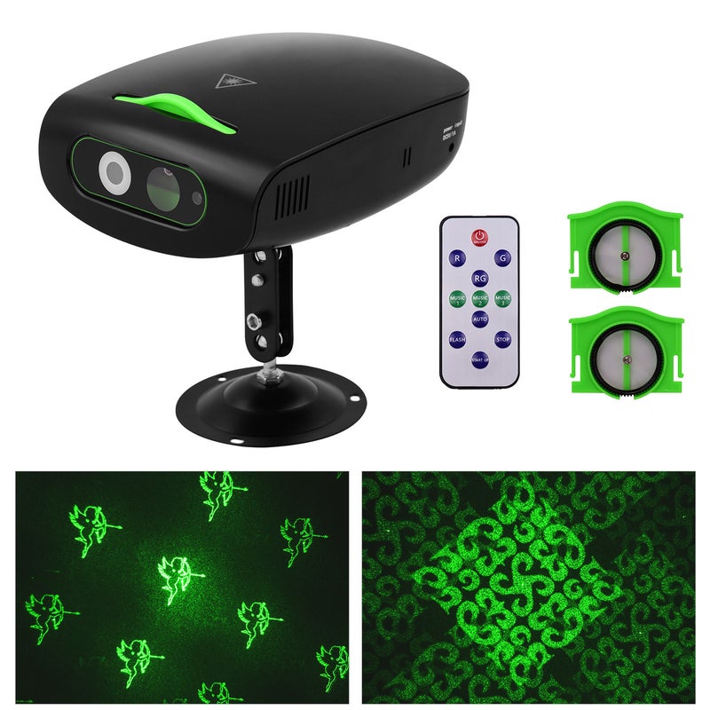 Projector Light Remote Control with 2pcs Interchangeable Pattern Cards Large Pattern and Valentine Theme for Party Show Festival - Image 1