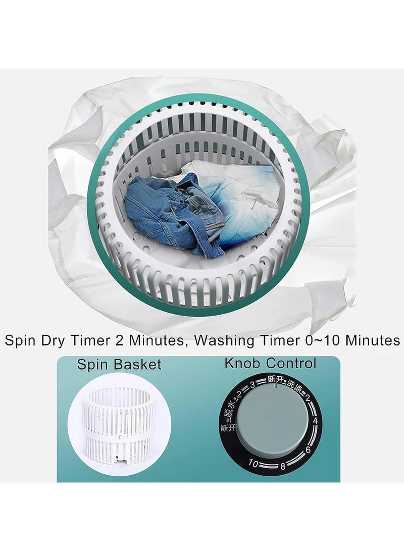 AROAQ Portable Washing Machine Mini Washing Machines Foldable Washer Small Washers for Apartments Dormitories Camping Rv  - Image 2