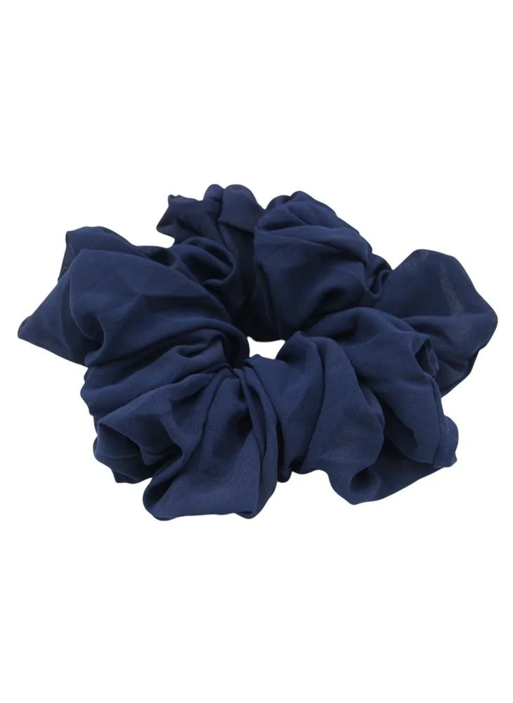 دىدانيالا D'Daniela - Elastic Volumizing Hijab Scrunchie Tie Bun - Navy Blue