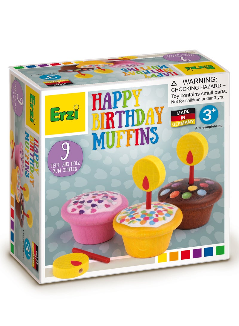 Erzi Happy Birthday Muffins - Image 1