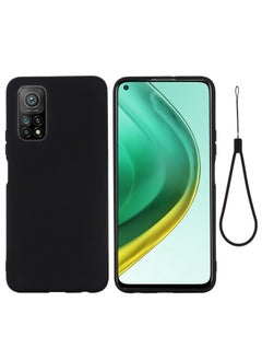 HuHa Case Cover For Xiaomi Mi 10T / 10T Pro 5G / Redmi K30T / Redmi K30S Pure Color Liquid Silicone Shockproof Full Coverage Case Black 