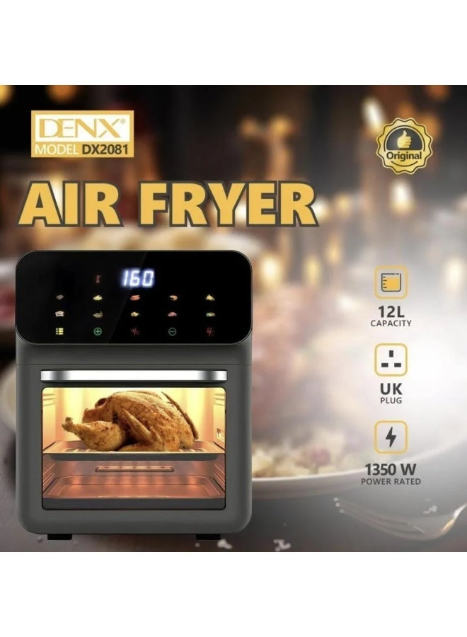Denx Air Fryer – 1350W Power, 12L Capacity - Image 5