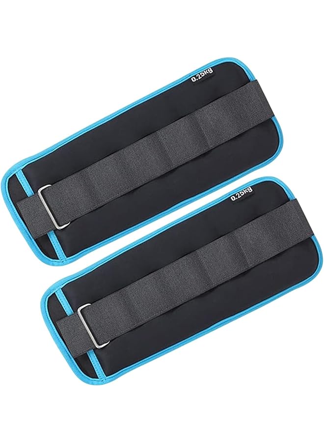 X spring Ankle Weights Set 2 Pcs Adjustable Ankle Weights 0.5Kg Weighted Sandbag Wrist Weights Leg Weights Strength Training Wrist Weights Sets for Man Women Gym Running Fitness Workout - Image 1