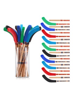 SYOSI 20PCS Hockey Stick Pencils with Erasers, Kids Hockey Themed Pencils Sports Themed Hockey Party Favors Field Hockey Party Supplies for Children's Hockey Theme Pencils Field Hockey Party Decorations  - Image 1