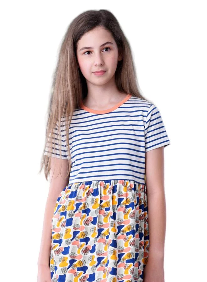victor and jane Striped Top Dress