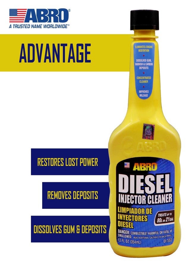 Abro DI-502 SUV Car Diesel Fuel Treatment and Injector Cleaner for Mileage Improvement & Deposit Cleaning (354 ml) - Image 3