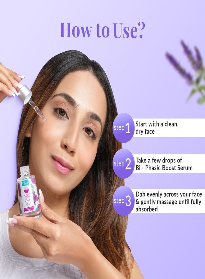 أوليفيا سيروم أوليفيا ثنائي الطور مع حمض الهيالورونيك متعدد الجزيئات وزيت اللافندر | ترطيب عميق، ترطيب يدوم طويلاً، وسيروم مهدئ للبشرة | مع خلاصة الصبار والأفوكادو لتغذية البشرة | 30 مل - Image 4