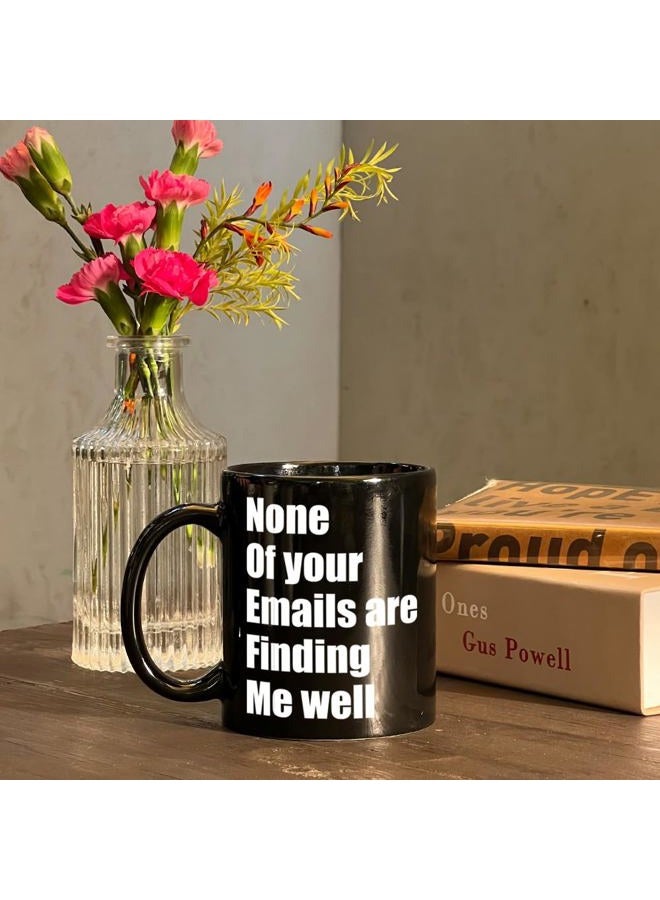 Kadiak Sarcastic Work Coffee Mug for Coworker Employee, Email Work 11Oz Mug Novelty Coffee Cup, Coworker Mug Gift for Birthday, Coworker Christmas Mug - Image 2