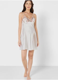 ELLA Trims Detail Strappy Nightdress  - Image 4