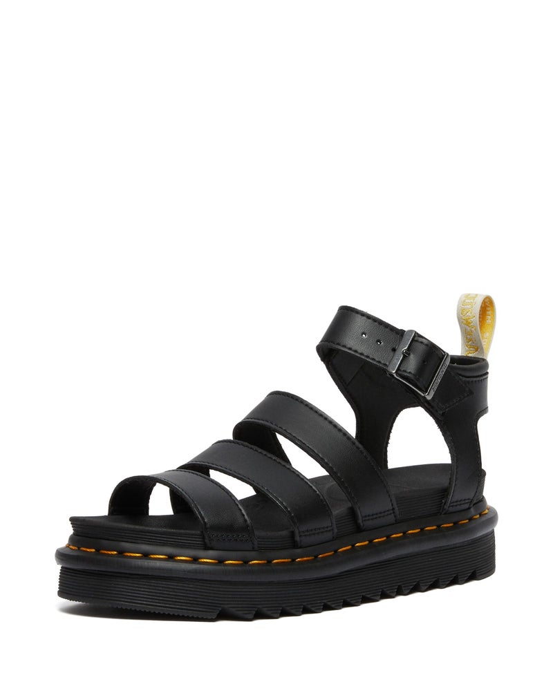 Dr Martens صندل د. مارتنز للنساء V بلاير صياد، أسود فيليكس روب أوف، 5 - Image 1