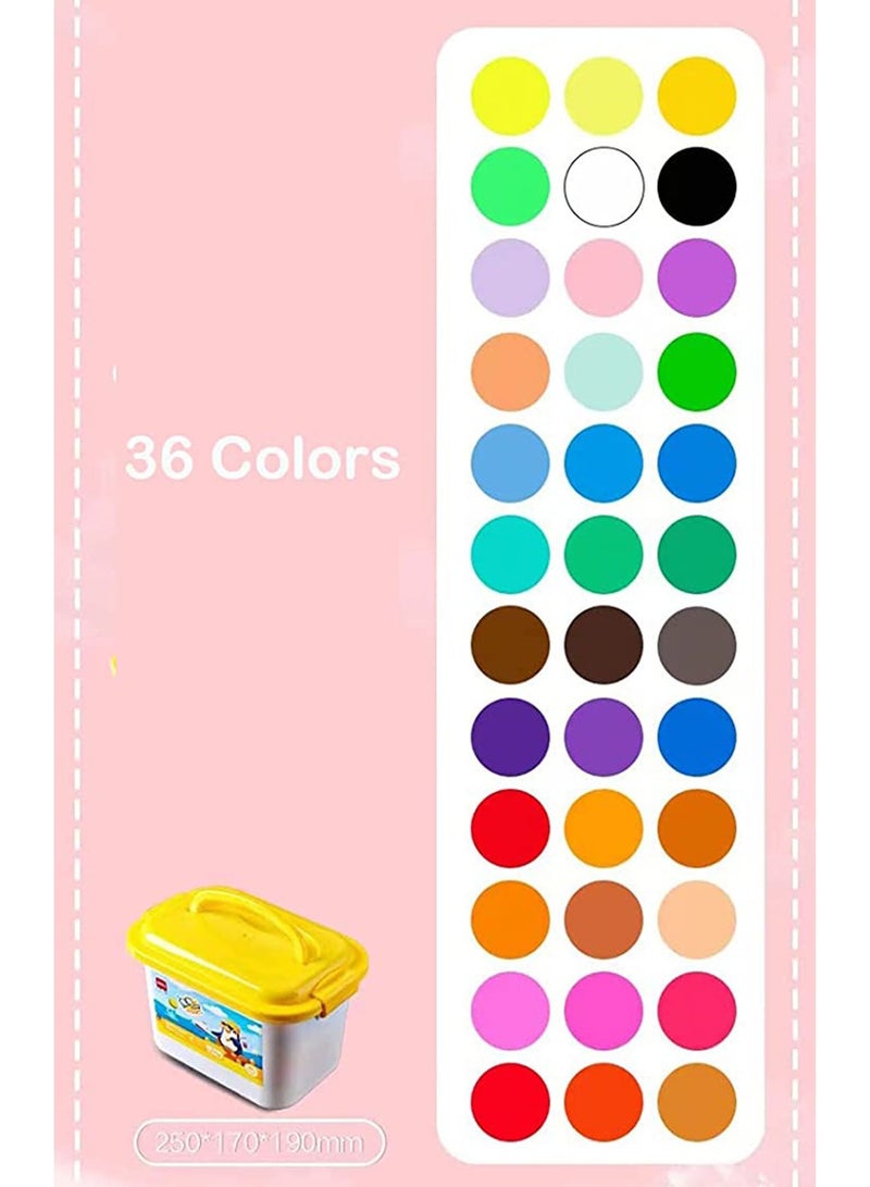 GT-Wheel Modeling Clay Kit  Air Dry Magic Clay, Soft & Ultra Light DIY Molding Clay with Sculpting Tools, Kids Art Crafts Best Gift for Boys & Girls Age 3-12 Year Old (36 colors) - Image 2