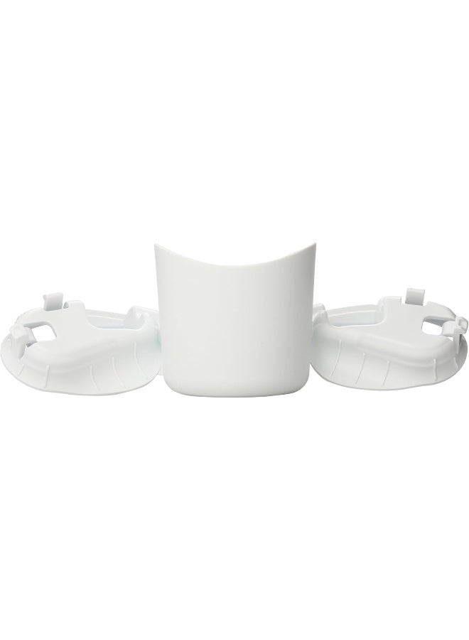 Clek Drink-Thingy Baby Car Seat Cup Holder for Foonf & Fllo Car Seat Models - Attaches Easily to Either Side, Dishwasher-Safe, White - Image 1